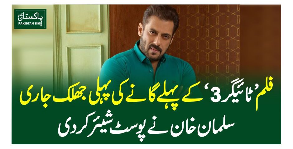 فلم ’ٹائیگر 3‘ کے پہلے گانے کی پہلی جھلک جاری،سلمان خان نے پوسٹ شیئر کر دی
